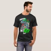 St Patricks Day T-Rex Happy Pat Rex Day Dinosaur T-Shirt (Vorne ganz)