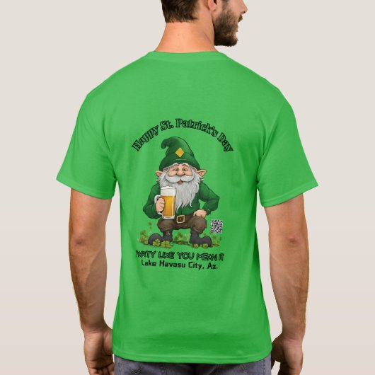 St. Patrick's Day T - Shirt (Rückseite)