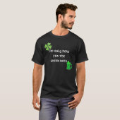 St. Patrick's Day T - Shirt mit Kleeblatt Green Be (Vorne ganz)
