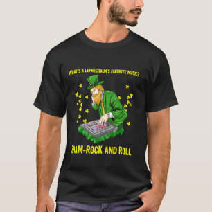 St. Patricks Day T - Shirt Sham-Rock Dj Music Rol