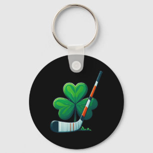 St Patricks Day T-Shirt Shamrock Hemd Hockey St Pa Schlüsselanhänger