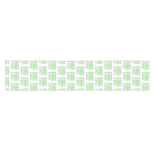 St. Patricks Day Table Runner Kurzer Tischläufer (Horizontal)