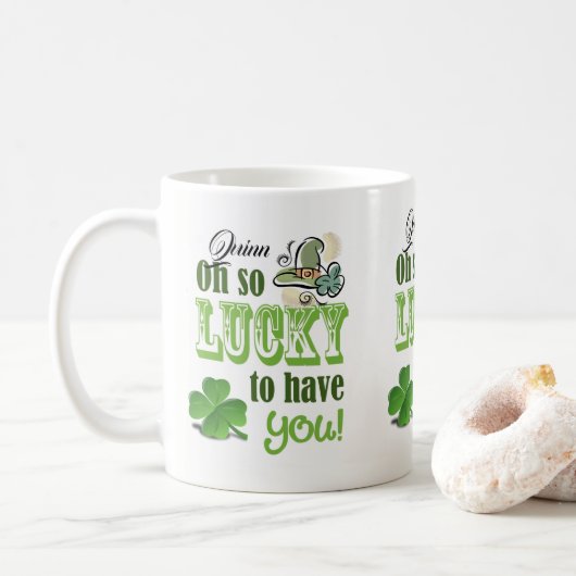 St. Patrick's Day Tasse (Mit Donut)