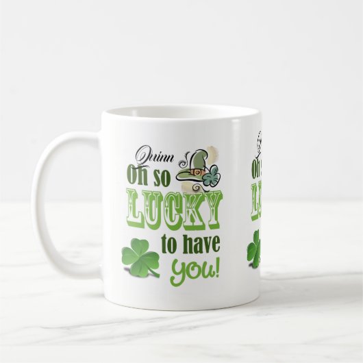 St. Patrick's Day Tasse (Links)