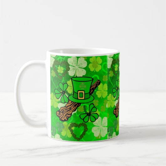 St. Patrick's Day Tasse (Links)