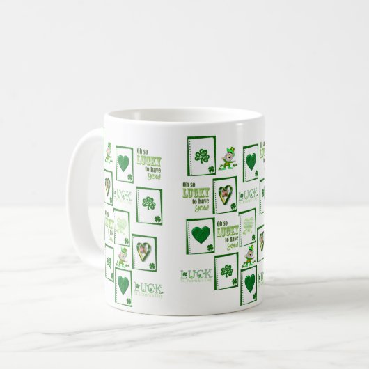 St. Patrick's Day Tasse (Vorderseite Links)