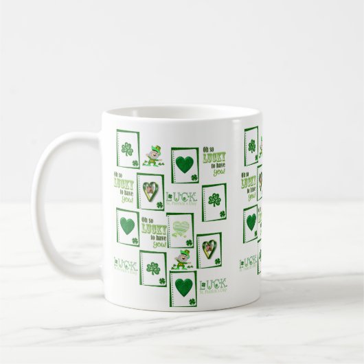 St. Patrick's Day Tasse (Links)