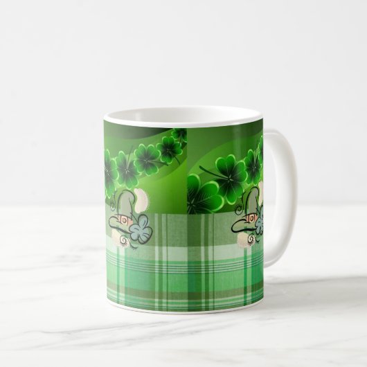 St. Patrick's Day Tasse (VorderseiteRechts)
