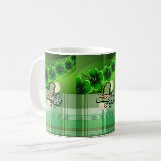 St. Patrick's Day Tasse (Vorderseite Links)