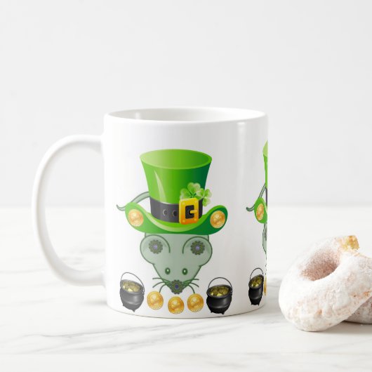 St. Patrick's Day Tasse (Mit Donut)