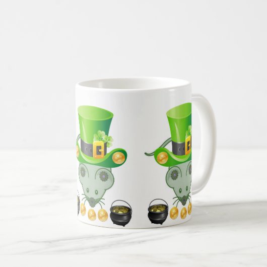 St. Patrick's Day Tasse (VorderseiteRechts)
