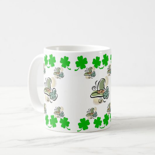 St. Patrick's Day Tasse (Vorderseite Links)