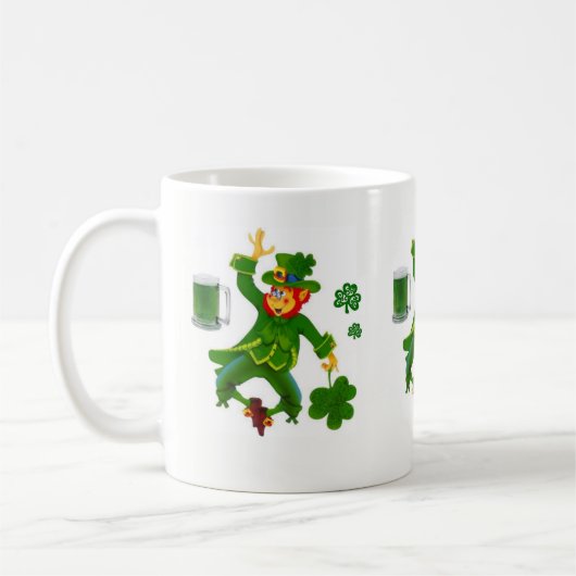 St. Patrick's Day Tasse (Links)