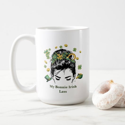 St. Patrick's Day Tasse (Mit Donut)