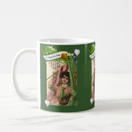 St. Patrick's Day Tasse (Links)