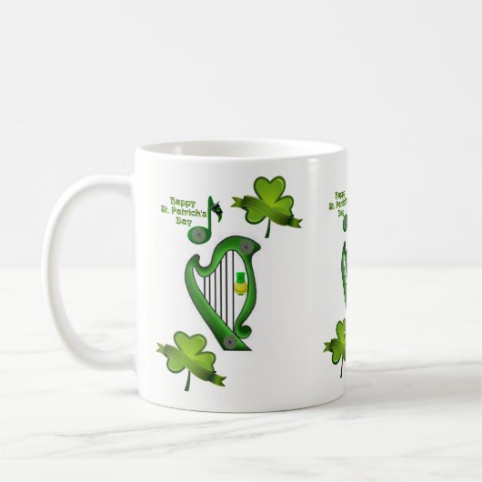 St. Patrick's Day Tasse (Links)