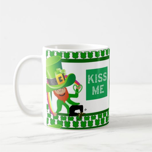 St. Patrick's Day Tasse (Links)