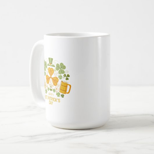 St. Patrick's Day Tasse (Vorderseite Links)