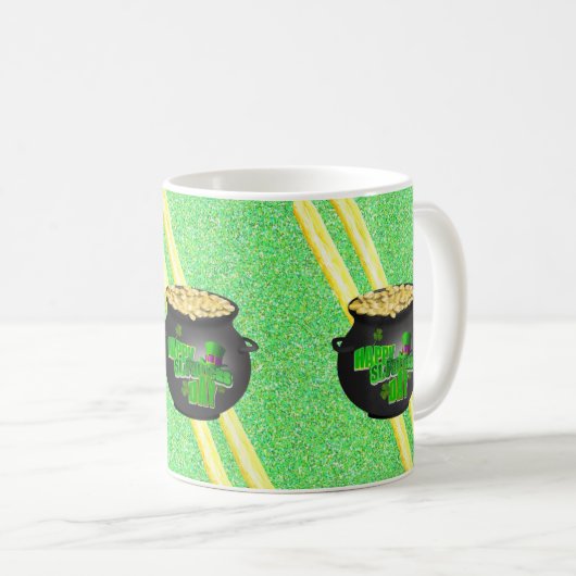 St. Patrick's Day Tasse (VorderseiteRechts)