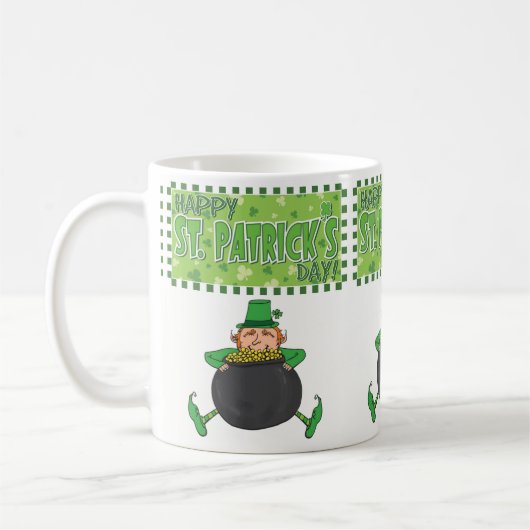 St. Patrick's Day Tasse (Links)