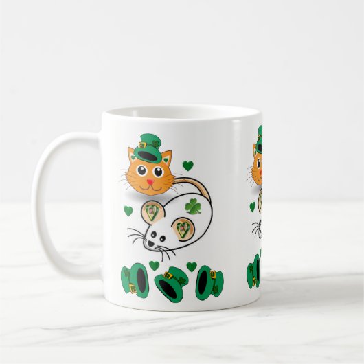 St. Patrick's Day Tasse (Links)