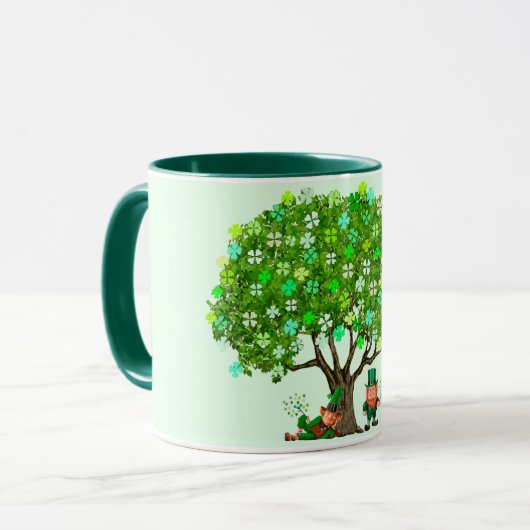 St. Patrick's Day Tasse (Vorderseite Links)