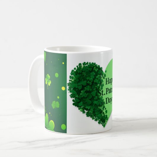 St. Patrick's Day Tasse (Vorderseite Links)