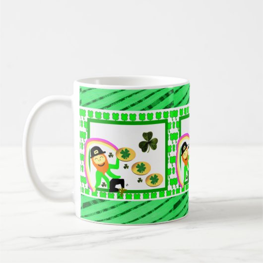 St. Patrick's Day Tasse (Links)