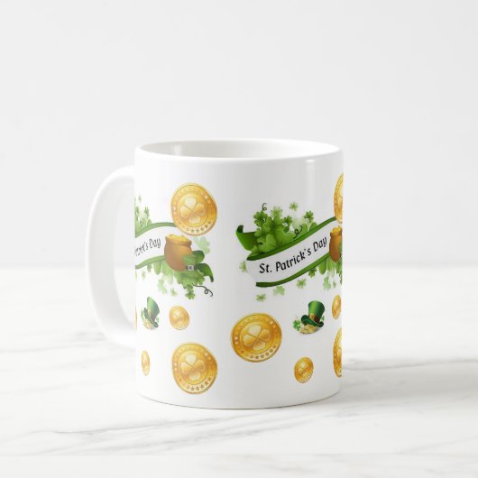 St. Patrick's Day Tasse (Vorderseite Links)