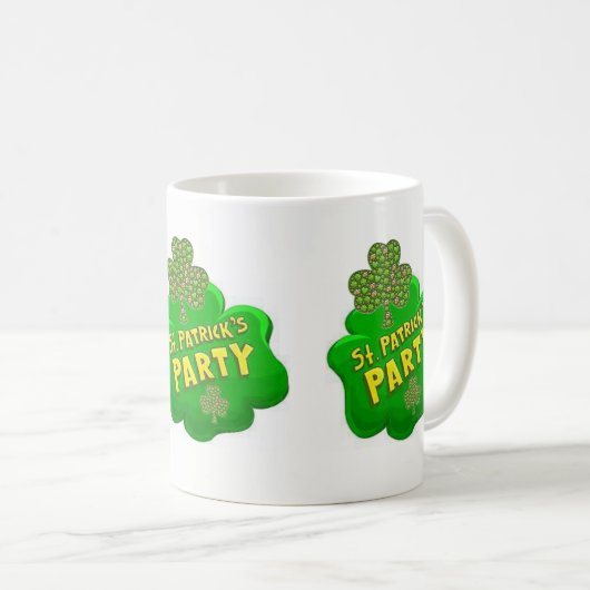 St. Patrick's Day Tasse (VorderseiteRechts)
