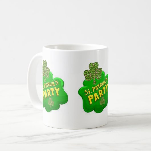 St. Patrick's Day Tasse (Vorderseite Links)