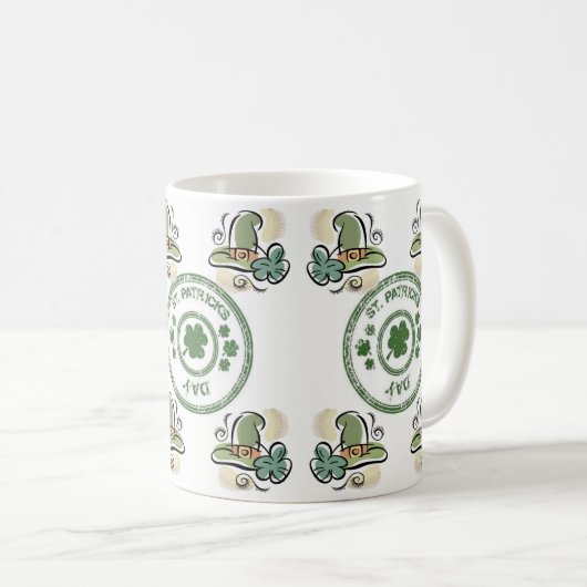 St. Patrick's Day Tasse (VorderseiteRechts)