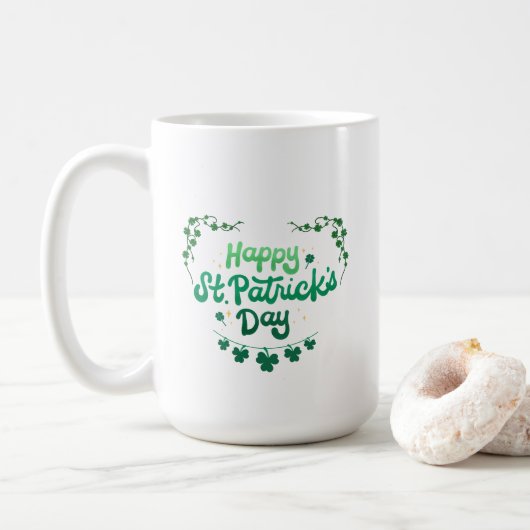 St. Patrick's Day Tasse (Mit Donut)