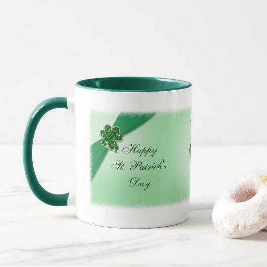 St. Patrick's Day Tasse (Mit Donut)