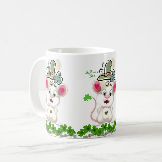 St. Patrick's Day Tasse (Vorderseite Links)