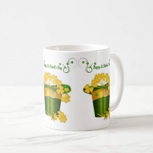 St. Patrick's Day Tasse (VorderseiteRechts)