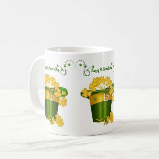 St. Patrick's Day Tasse (Vorderseite Links)