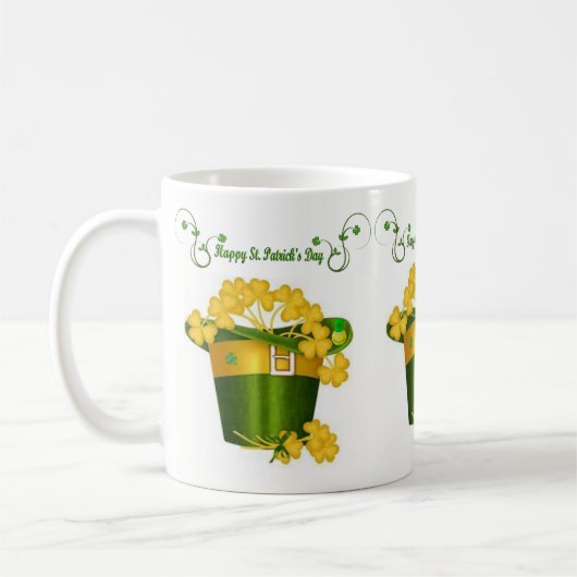 St. Patrick's Day Tasse (Links)