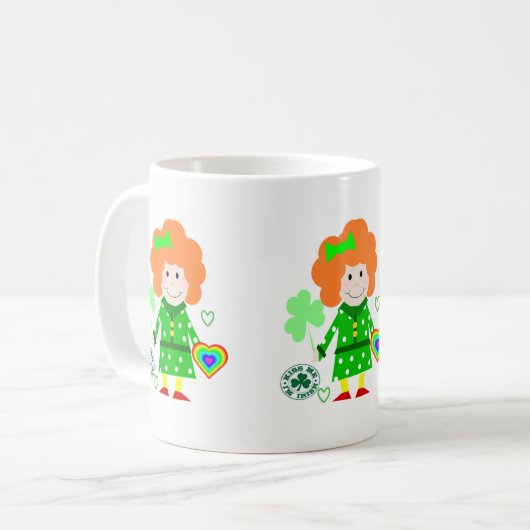 St. Patrick's Day Tasse (Vorderseite Links)