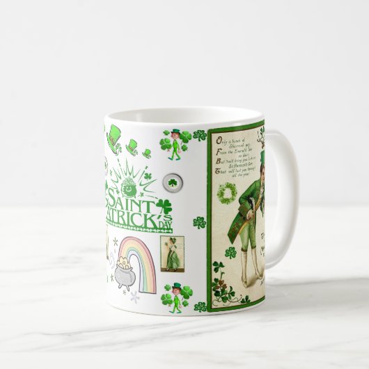 St. Patrick's Day Tasse (VorderseiteRechts)