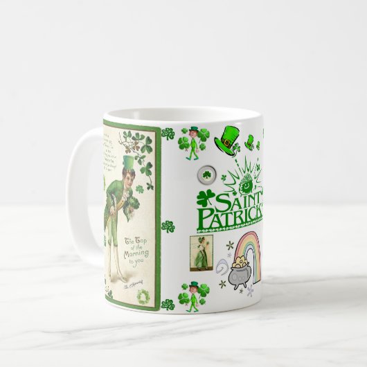 St. Patrick's Day Tasse (Vorderseite Links)