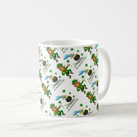 St. Patrick's Day Tasse (VorderseiteRechts)