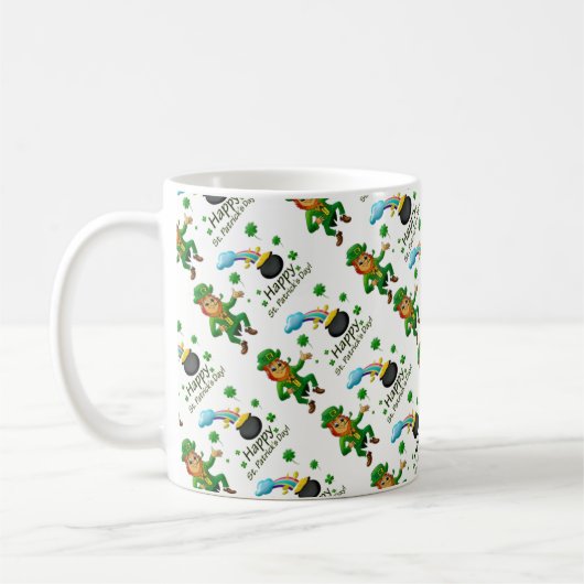 St. Patrick's Day Tasse (Links)