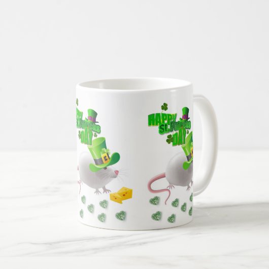 St. Patrick's Day Tasse (VorderseiteRechts)