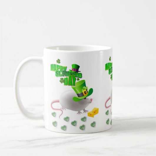 St. Patrick's Day Tasse (Links)