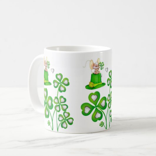 St. Patrick's Day Tasse (Vorderseite Links)