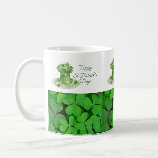 St. Patrick's Day Tasse (Links)