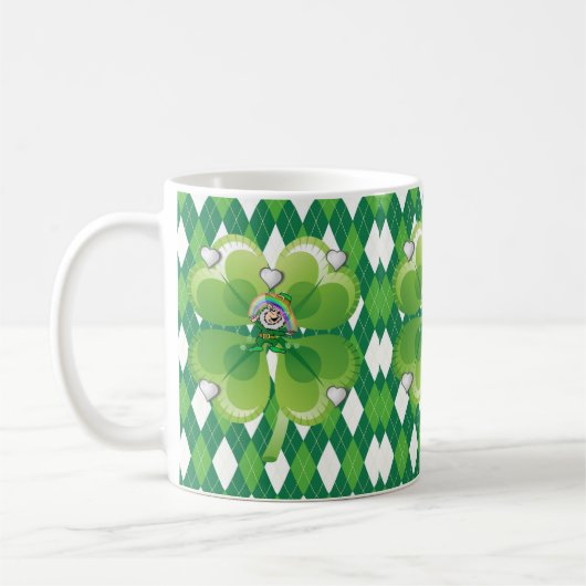 St. Patrick's Day Tasse (Links)