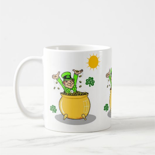 St. Patrick's Day Tasse (Links)