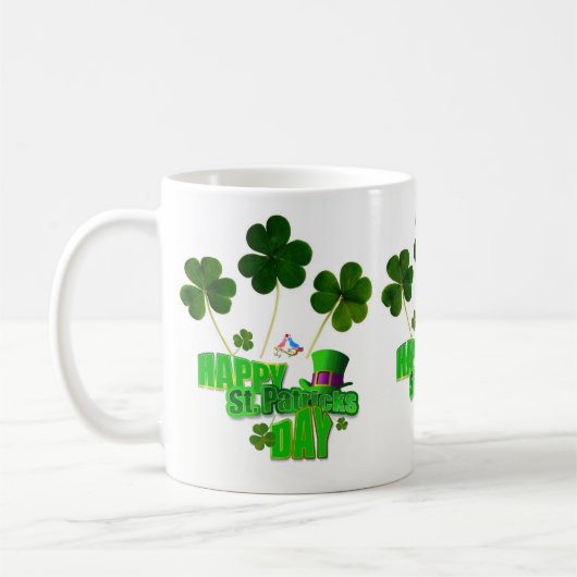 St. Patrick's Day Tasse (Links)
